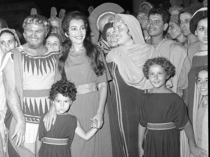 Maria Callas als „Medea“- 1961 in Epidauros.