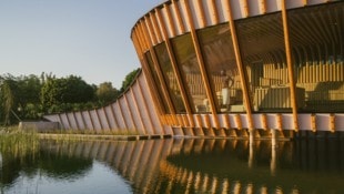 Die Kenshō-Sauna – ein besonderer Platz, von dem aus man in die Natur blickt.