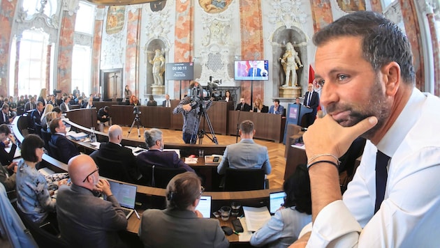 Georg Dornauer nahm an der Landtagssitzung am Mittwoch teil.