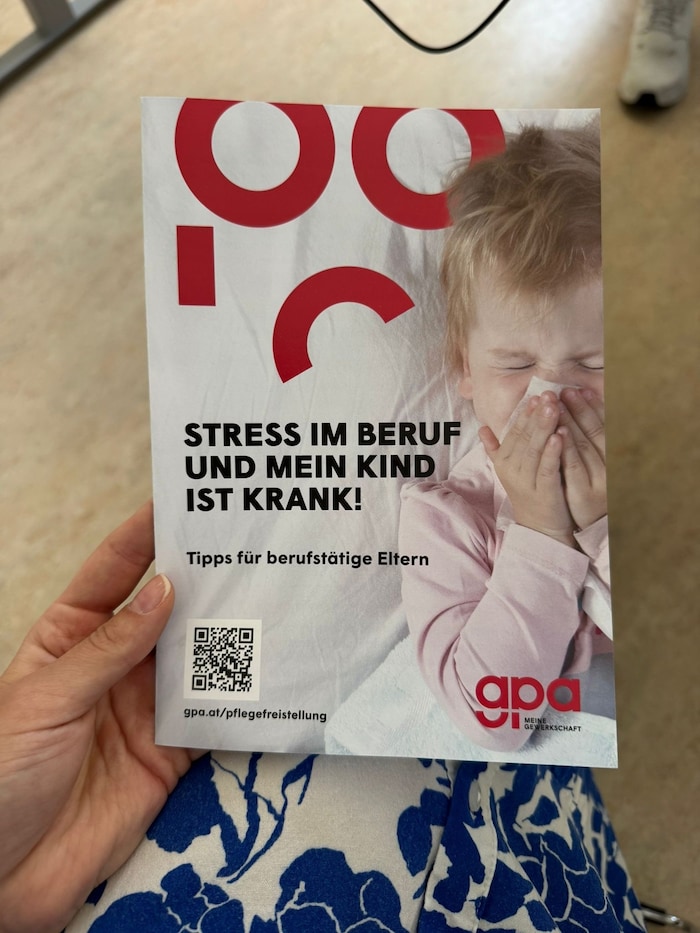Dieser Folder wurde an Eltern ausgeteilt.