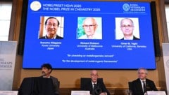 Der diesjährige Nobelpreis für Chemie geht an Forscher aus Japan, Australien und den USA.