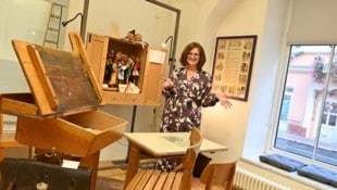 Die Historikern Daniela Obiltschnig leitet das Schulmuseum in der Lidmanskygasse.
