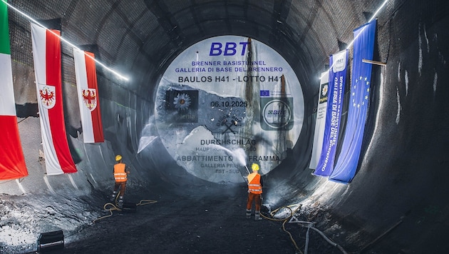 Die Eröffnung des Brenner-Basistunnels soll nun frühestens 2032 erfolgen und nicht, wie früher ...