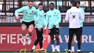 Die ÖFB-Stars beim Abschlusstraining