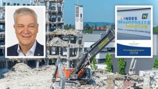 Riesige Baustelle Spitäler. Anton Kasser ist der neue Kliniken-Landesrat und verantwortlich für ...