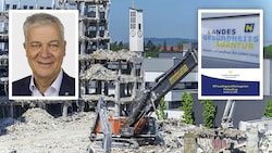 Riesige Baustelle Spitäler. Anton Kasser ist der neue Kliniken-Landesrat und verantwortlich für ...