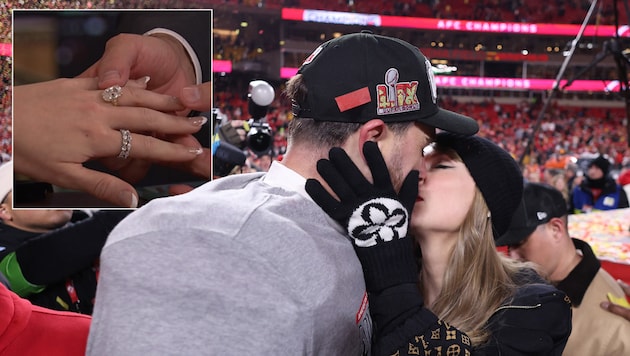 Seit August sind Taylor Swift und Travis Kelce verlobt.
