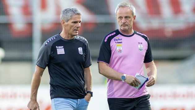 Didi Kühbauer und Manfred Nastl (r.) sind zurück beim LASK.