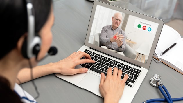Patientengespräche via Computer sind technisch einfach, aber noch wenig verbreitet.