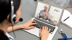 Patientengespräche via Computer sind technisch einfach, aber noch wenig verbreitet.  