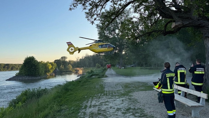 Auch der Rettungshubschrauber wurde zur Sicherheit angefordert – es gab jedoch keine Verletzten.