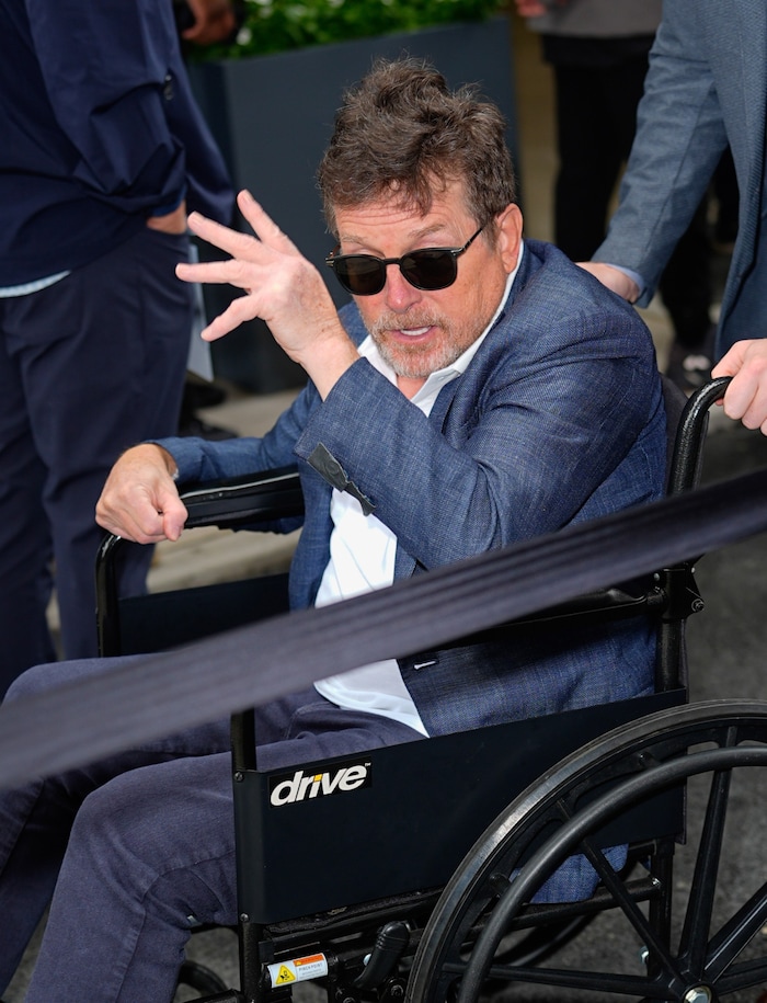 Michael J. Fox im September bei den US Open 2025 in Flushing Meadows