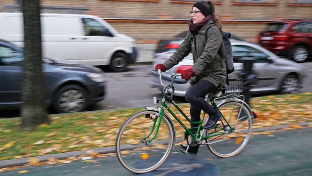 Im Oktober sind die meisten Wiener mit dem Fahrrad unterwegs.
