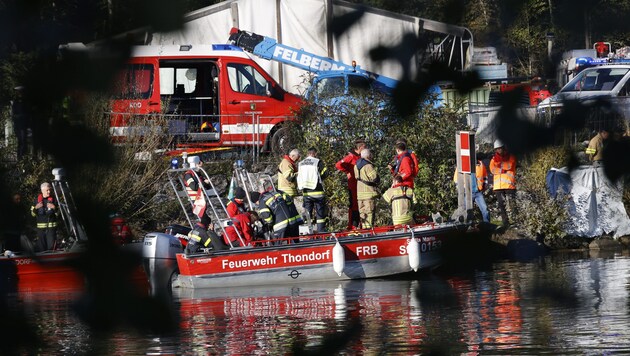 The search for the 24-year-old man went on for hours on Wednesday.