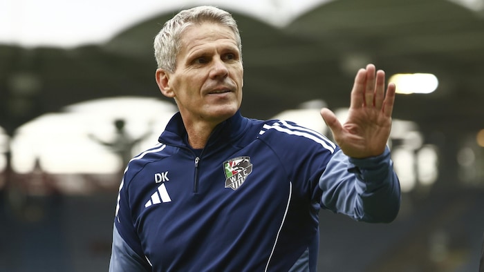 Mit Didi Kühbauer wurde der WAC 2025 Cupsieger.