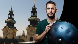 Manu Delago zählt zu den weltweit bekanntesten Hung-Spielern  – er tritt ebenfalls bei der ...