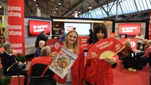 Der Stand der „Krone“ ist täglich gut besucht.