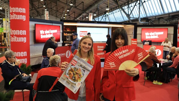 Der Stand der „Krone“ ist täglich gut besucht.