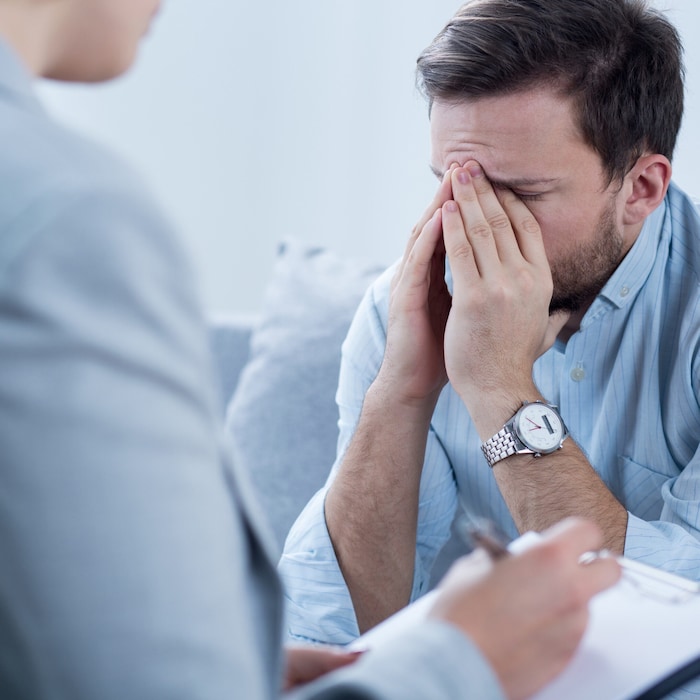 Studien zeigen: Nur etwa 30 bis 40 Prozent der Psychotherapie-Patienten sind Männer. Viele ...