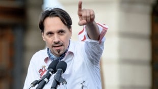 Der Kärntner Corona-Skeptiker Martin Rutter war zu dem FPÖ-Stammtisch geladen.