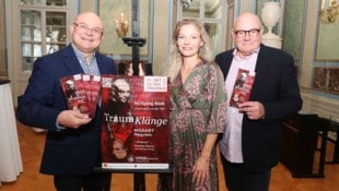 Intendant Wolfgang Horvath, Sopranistin Elisabeth Pratscher und Schauspieler Wolfgang Böck.