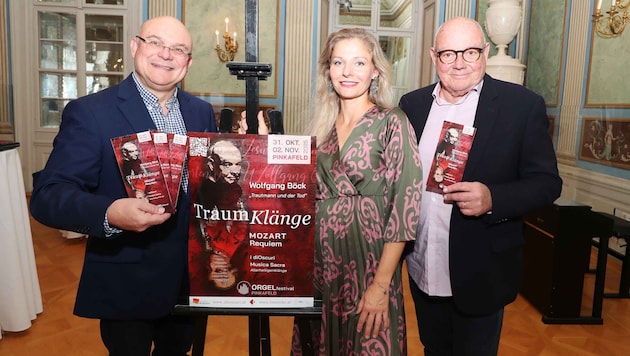 Intendant Wolfgang Horvath, Sopranistin Elisabeth Pratscher und Schauspieler Wolfgang Böck.