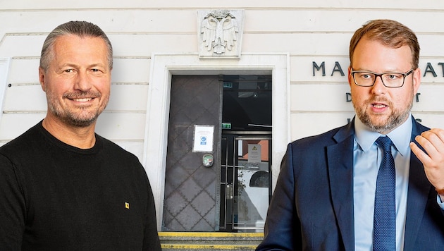 Zoff um mögliche Veranstaltungshalle: Peter Molnar (li.) und Florian Kamleitner