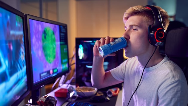 Even the youngest children are reaching for the stimulant drinks.