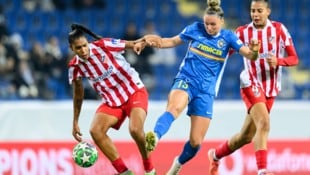 Gegen Atletico Madrid war für Carina Brunold und St. Pölten nichts zu holen.
