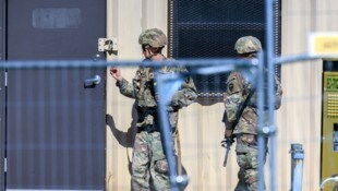 Nach der entsprechenden Ankündigung von US-Präsident Donald Trump ist die Nationalgarde im Raum ...