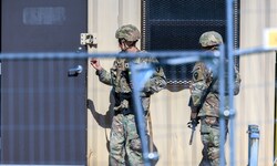 Nach der entsprechenden Ankündigung von US-Präsident Donald Trump ist die Nationalgarde im Raum ...