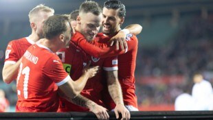 Marko Arnautovic traf viermal und ist nun mit 45 Toren Österreichs Rekord-Torschütze.