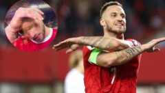 Im ORF-Interview kämpfte MArko Arnautovic mit den Tränen.