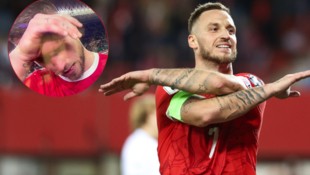 Im ORF-Interview kämpfte MArko Arnautovic mit den Tränen.