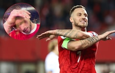 Im ORF-Interview kämpfte MArko Arnautovic mit den Tränen.