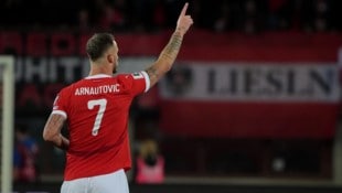 Marko Arnautovic ist nach einem Viererpack Österreichs bester Torschütze vor Toni Polster – und ...