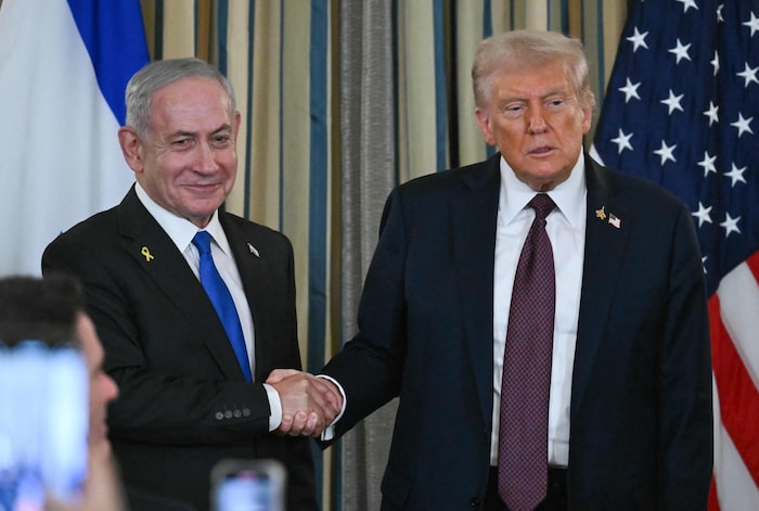 Israels Premier Benjamin Netanyahu und US-Präsident Donald Trump