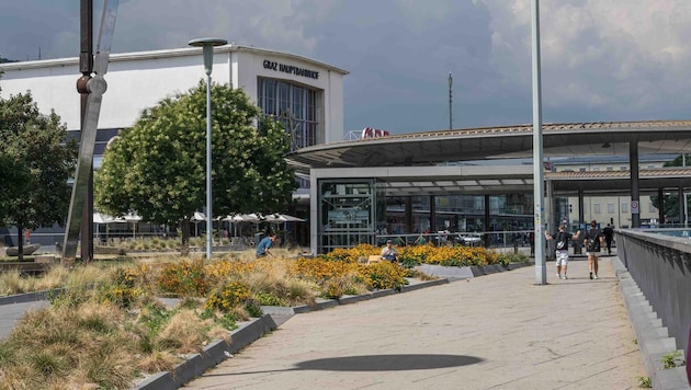Der Grazer Hauptbahnhof