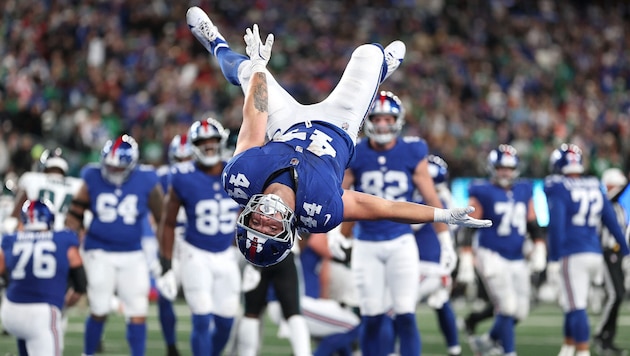 Jubel bei den New York Giants
