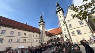Im Landhaushof in Klagenfurt findet die offizielle Gedenkfeier am 10. Oktober statt.