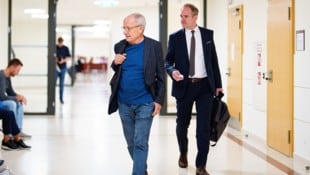 Peter Pilz und sein Anwalt Volkert Sackmann sind nicht zuletzt in der Causa Pilnacek des öfteren ...