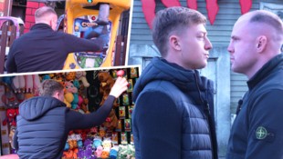 Patrick Rainer (re.) und Fabian Rettenbacher schritten zum Duell im Prater.