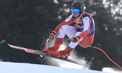 Felix Hacker pfeift auf Beaver Creek.