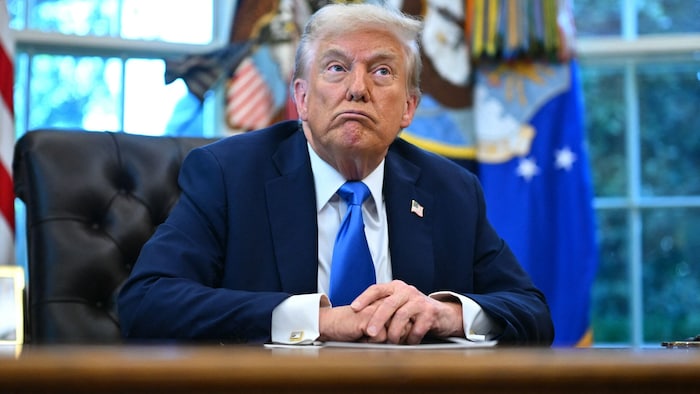 Trump beschuldigt den linksnationalistischen venezolanischen Präsidenten Nicolás Maduro, ...