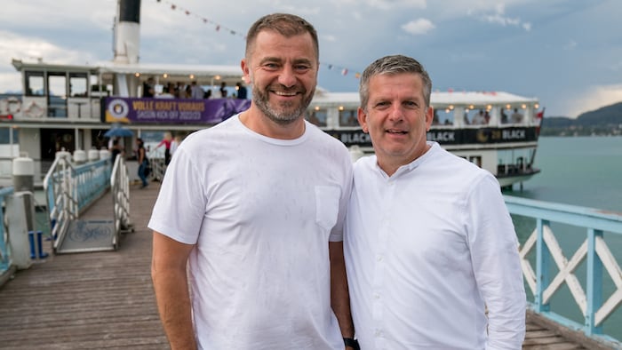 Zjelko Karajica (li.) und Matthias Imhof arbeiteten schon bei Austria Klagenfurt zusammen.