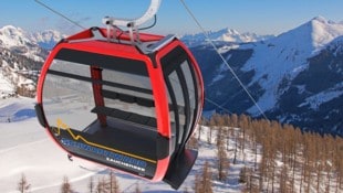 Die neue Schwarzwandbahn in Zauchensee. 