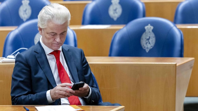 Der niederländische Rechtspopulist Geert Wilders ist in einem Anschlagsplan einer ...