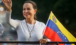 Die Venezolanerin María Corina Machado feierte ihren Sieg des Friedensnobelpreises – und widmete ...