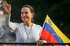 Die Venezolanerin María Corina Machado feierte ihren Sieg des Friedensnobelpreises – und widmete ...