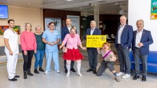 Im ELKI in Klagenfurt konnte die Stadtrichter Willi Noll, Erich Preckl, Siegi Kreuzweger und ...